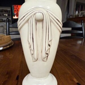 Vintage Red Wing art deco pottery vase 1940's